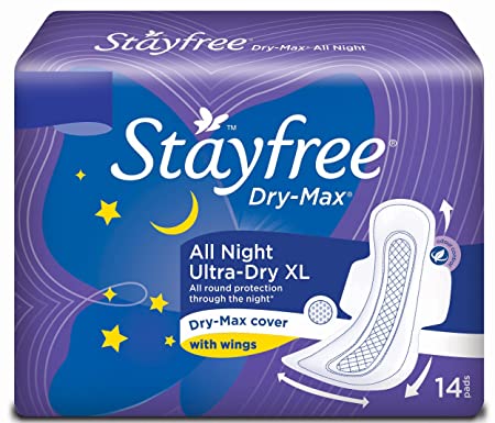 STAYFREE DRY MAX ULTRA DRY XL 14 PADS           